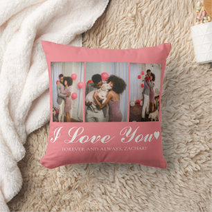 Ett par foto med Elegant Kärlek valentines day Kudde