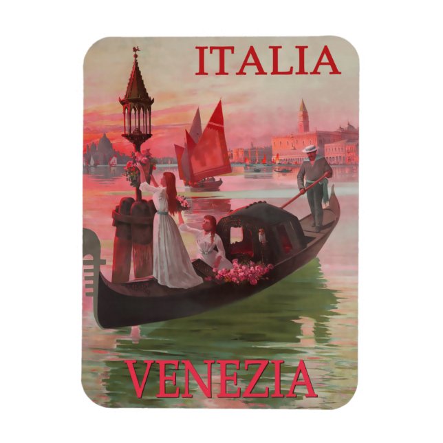 Ett par från Italia Venezia Magnet (Vertikal)