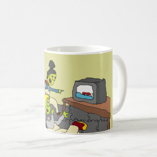 Ett par frens tittar på SpeedZone Kaffemugg