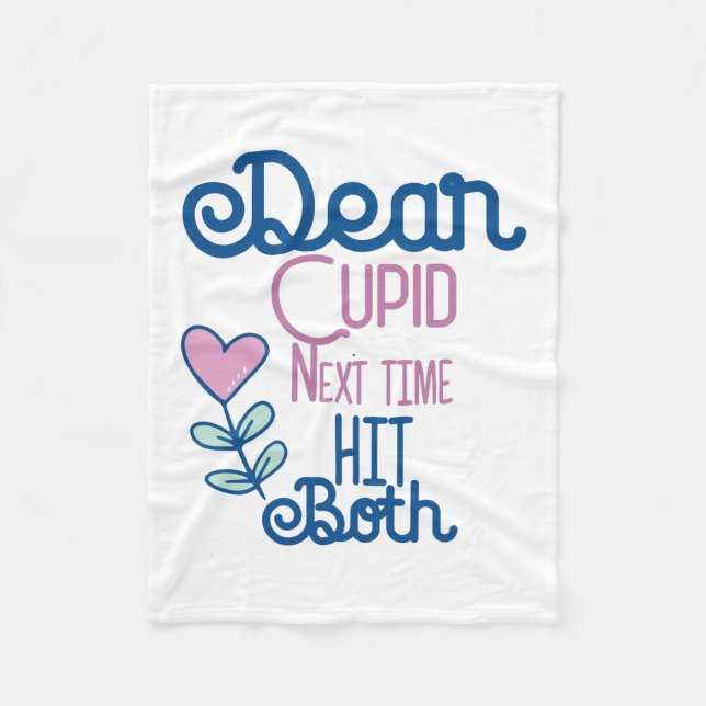 Ett par gåvor nästa gång Slå båda Fleecefilt (Framsidan)