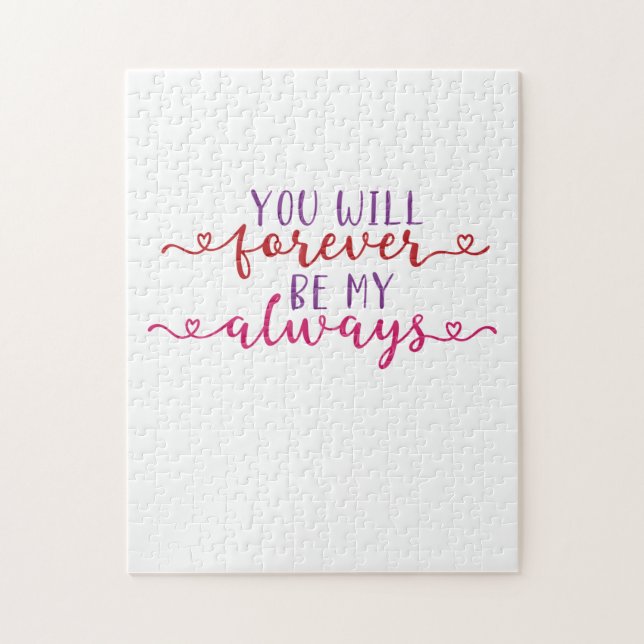 Ett par gåvor som du aldrig kommer att bli min all pussel (Vertikal)