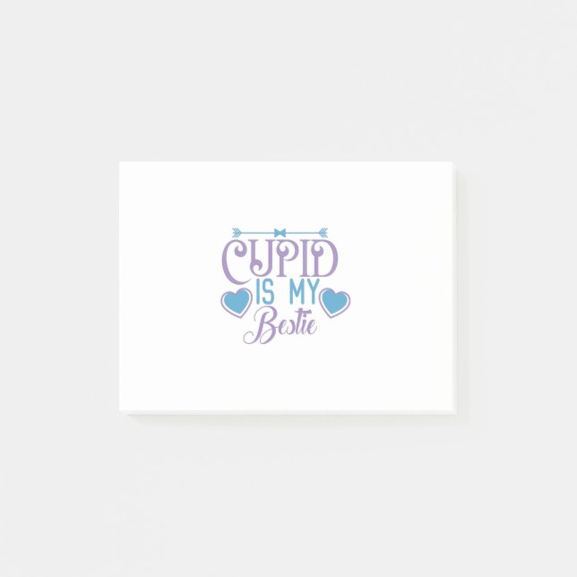Ett par gift-cupid är min Bestie Post-it Block (Framsida)