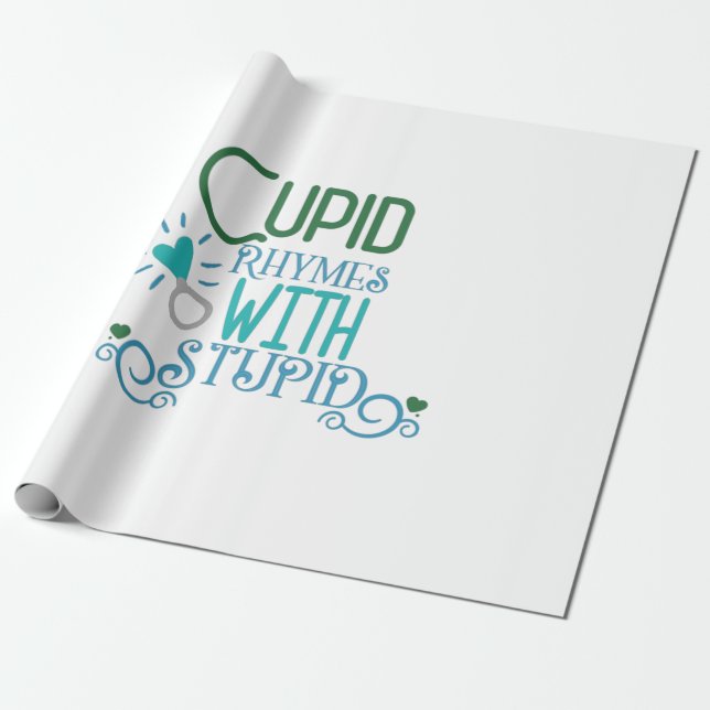 Ett par gift-cupid-hymes med stupid presentpapper (Utrullad)