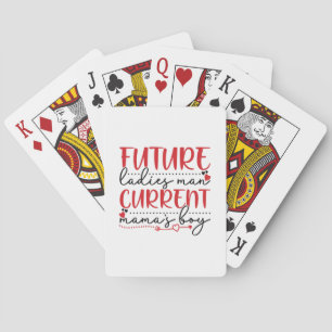 Ett par gift Current Mamma Boy Casinokort