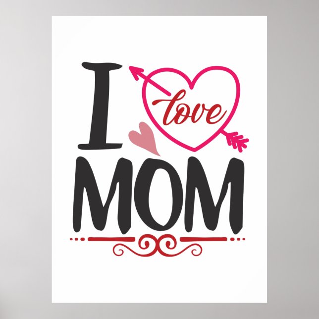 Ett par gift I Kärlek Mamma Poster (Framsidan)