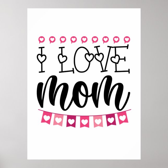 Ett par gift I Kärlek Mamma Poster (Framsidan)