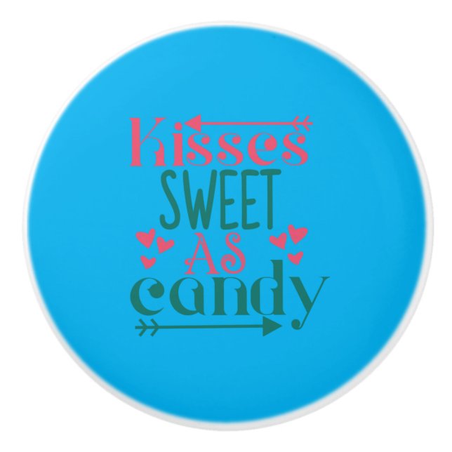 Ett par gift Kisses Sweet as Candy Knopp (Framsidan)