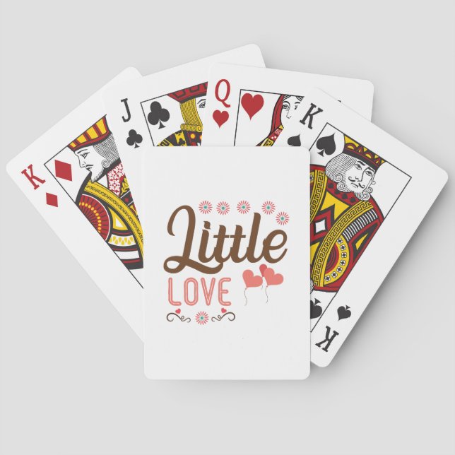 Ett par Gift Little Kärlek Casinokort (Baksidan)