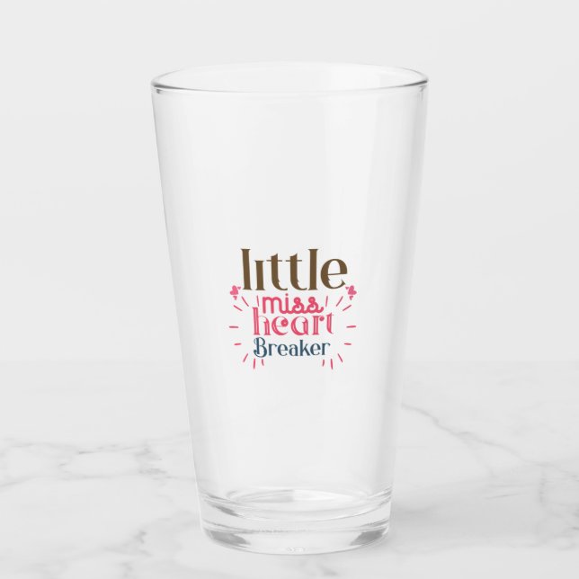 Ett par gift Little Miss Heart Glaskopp (Framsida)