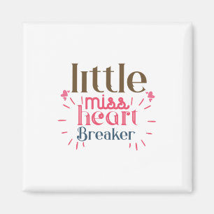 Ett par gift Little Miss Heart Magnet