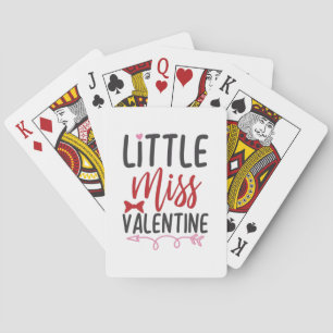 Ett par gift Little Miss Valentine Casinokort