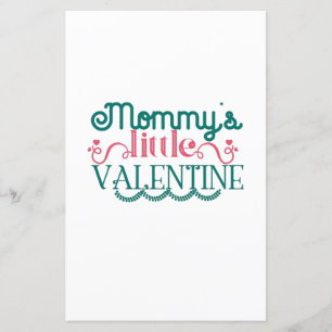 Ett par Gift Mamma har Little Valentine