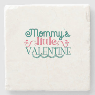 Ett par Gift Mamma har Little Valentine Stenunderlägg