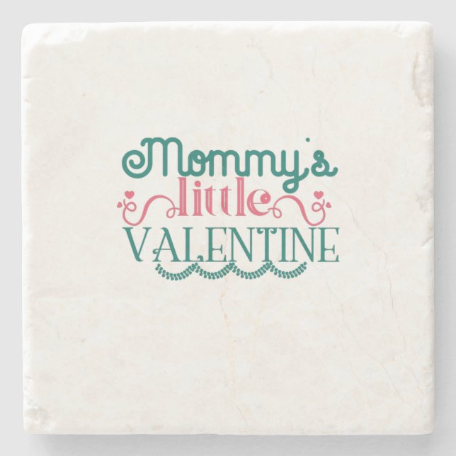 Ett par Gift Mamma har Little Valentine Stenunderlägg (Framsidan)