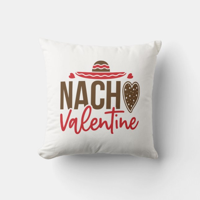 Ett par Gift Nacho Valentine Kudde (Framsida)