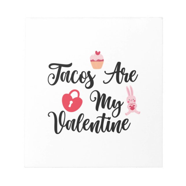 Ett par gift-takos är min Valentine Anteckningsblock (Framsida)
