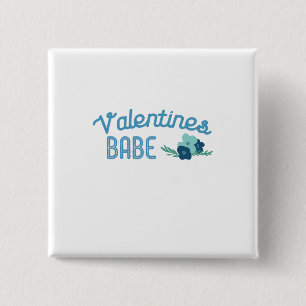 Ett par Gift Valentine Babe Flowers Knapp