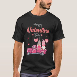 Ett par Gnomes Glad Alla hjärtans dag Lastbil Gno T Shirt