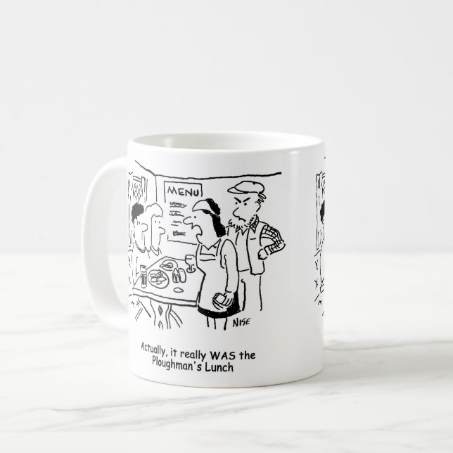 Ett par har fått höra att de har Eaten Plowmans lu Kaffemugg (Framsida vänster)