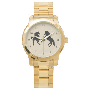 Ett par Horse Watch Armbandsur