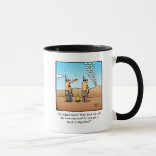 Ett par Humor Tecknad Mugg Gift