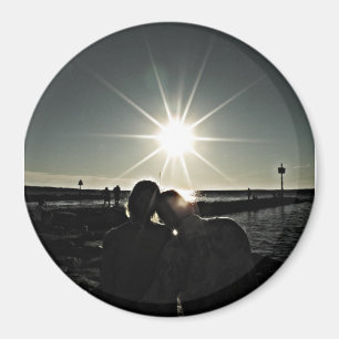 Ett par i Kärlek Cape Cod Photo Magnet
