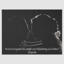 Ett par i Kärlek Tissue Paper