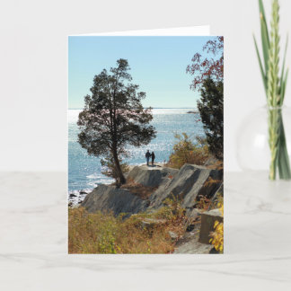 Ett par i Kärlek - Tomt gratulationskort Kort