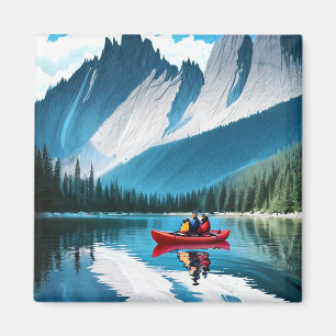 Ett par Kayaking Thmet Magnet