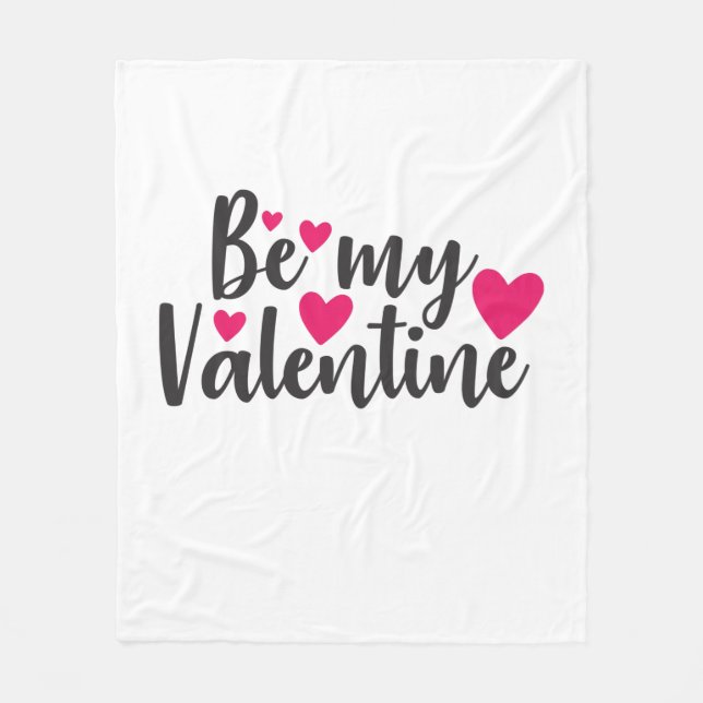 Ett par konst är min Valentine Fleecefilt (Framsidan)