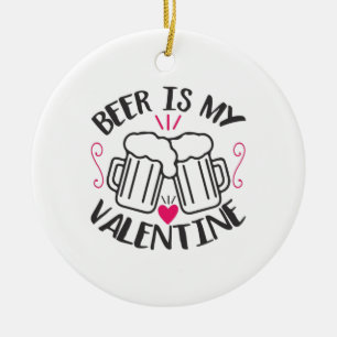 Ett par konstöl är min Valentine Julgransprydnad Keramik