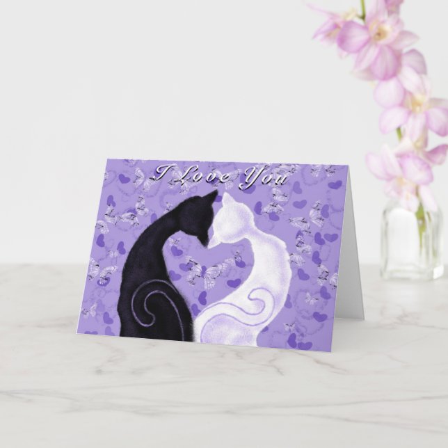 Ett par latinets kort för Romantic Kärlek (Orkide)