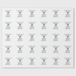 Ett par lycklig låt oss äventyr inleder bröllop co presentpapper