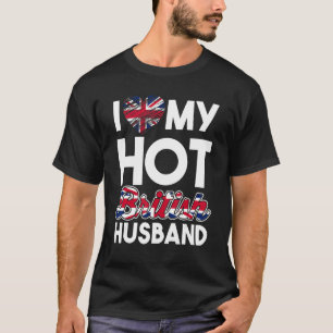 Ett par matchande Uk Citizen i Kärlek Min Hett Bri T Shirt