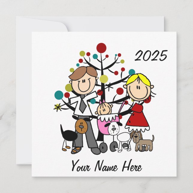 Ett par med Flicka Tre Hundar keramiska prydnadsfö (Framsida)