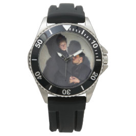 Ett par med kastskuggor (av Emile Friant) Armbandsur