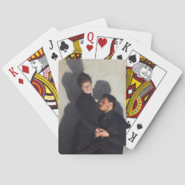 Ett par med kastskuggor (av Emile Friant) Casinokort