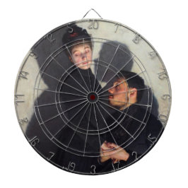 Ett par med kastskuggor (av Emile Friant) Darttavla