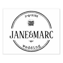 Ett par Namn bröllopsfavoriter Stämpel