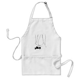 Ett par och en skör förkläde