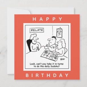 Ett par ord om Sudoku Tecknad Kort