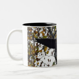 Ett par Örn under höns- eller sjökaffe M Två-Tonad Mugg