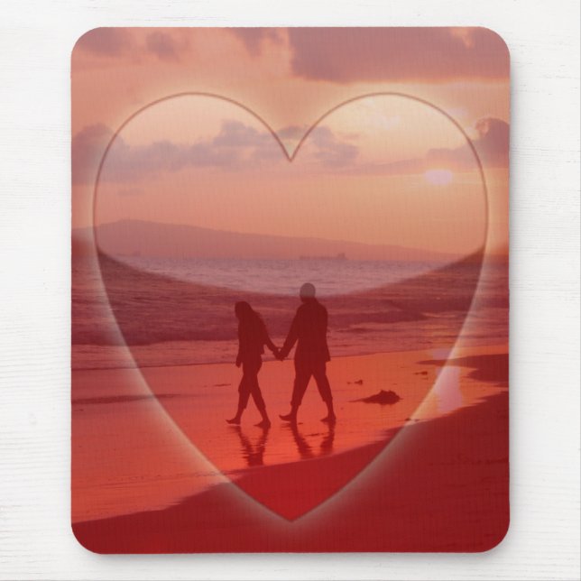 Ett par på Beach Valentine Musmatta (Framsidan)