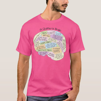 Ett par Quilters Brain Funny Quilting Älskare all T Shirt