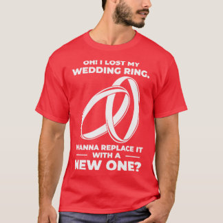 Ett par relationer mellan Bröllop Ring Plocka upp T Shirt