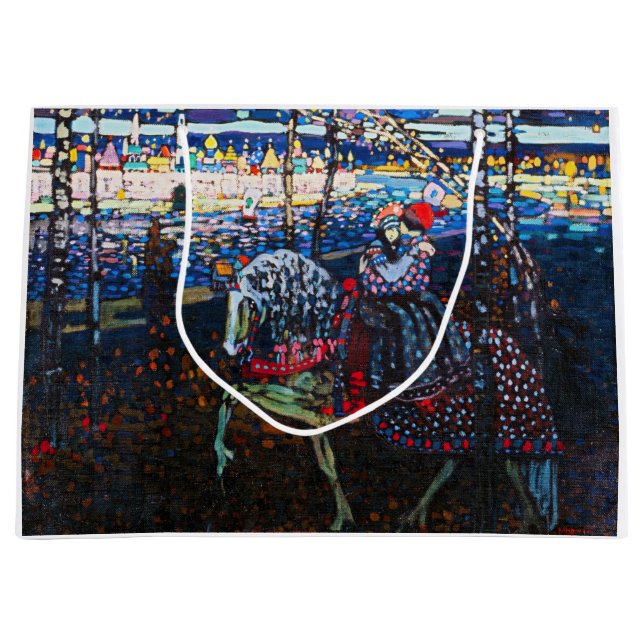 Ett par Riding a White Horse, Wassily Kandinsky (Framsidan)