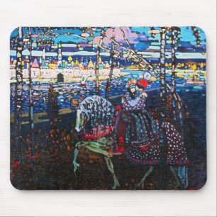 Ett par Riding a White Horse, Wassily Kandinsky Musmatta