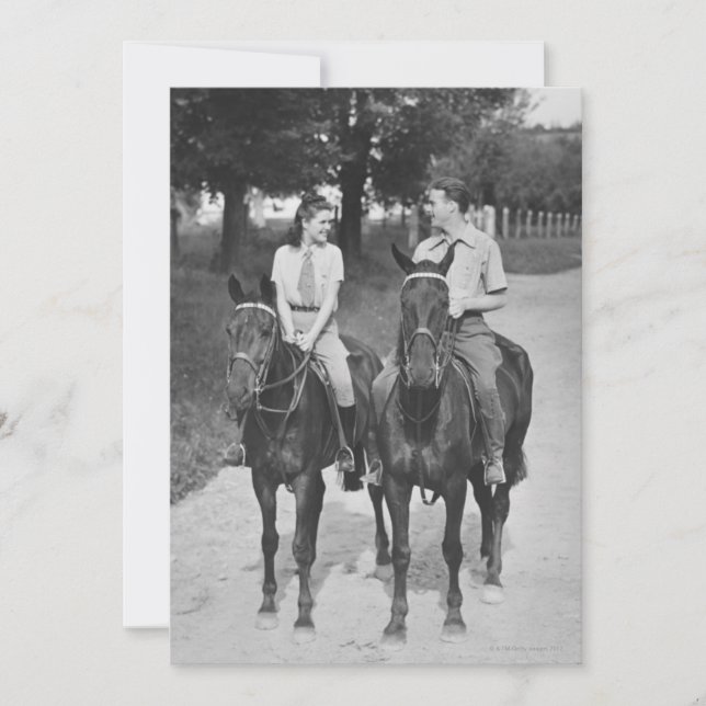 Ett par Riding Horses (Framsida)