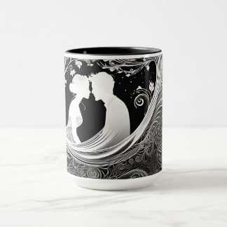Ett par Romantical Embrace Mugg