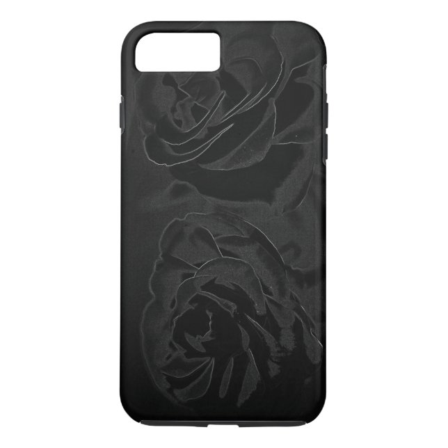 Ett par rosor i svart Case-Mate iPhone skal (Baksida)